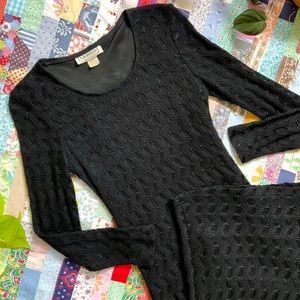 90s goth bodycon dress